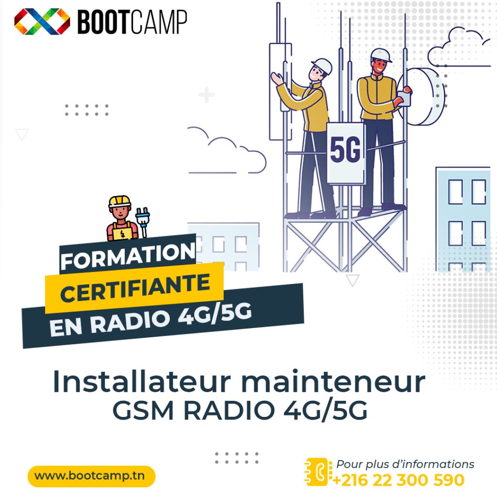 Technicien d'installation GSM 4G/5G