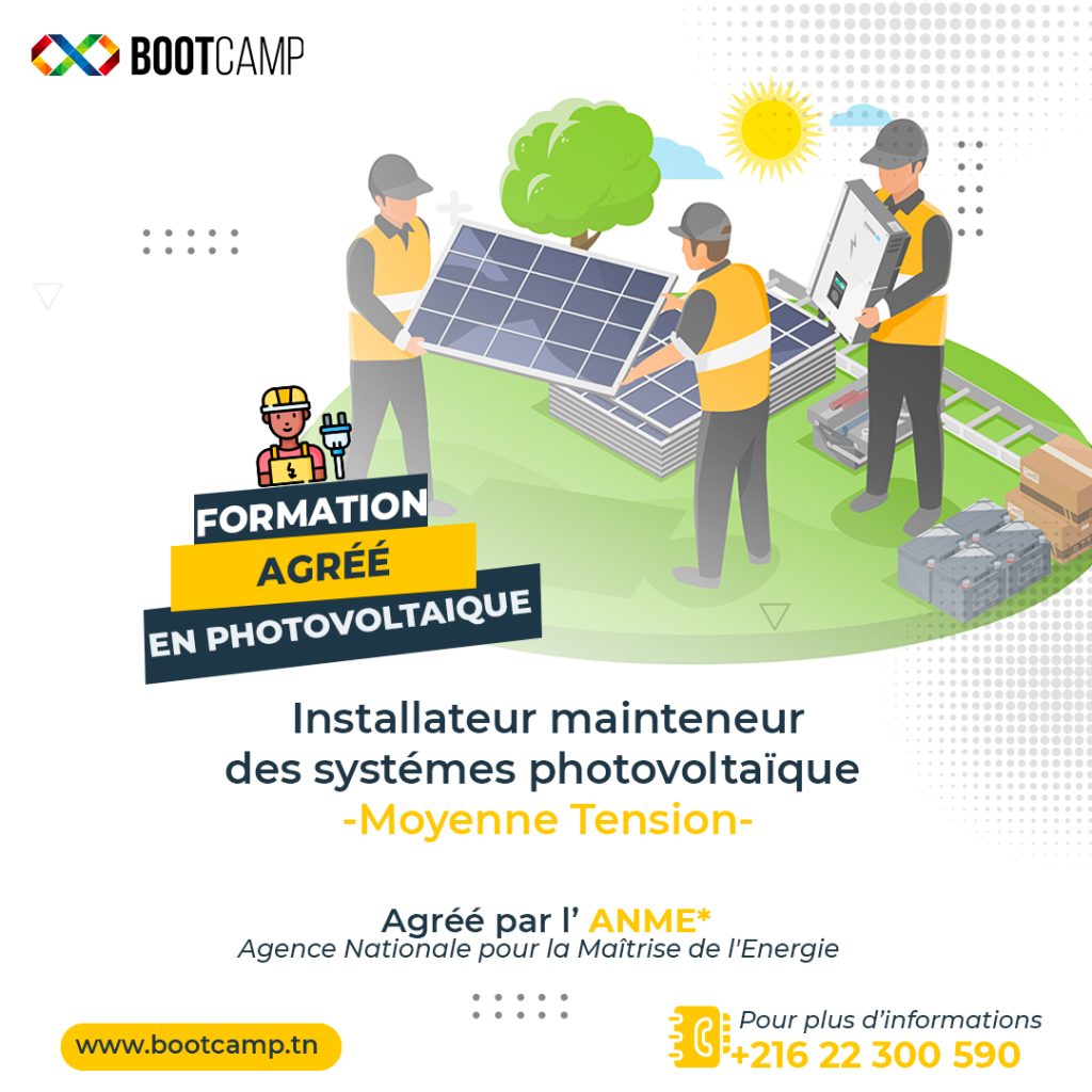 Installateur mainteneur des systèmes photovoltaïque MT -Moyenne tension