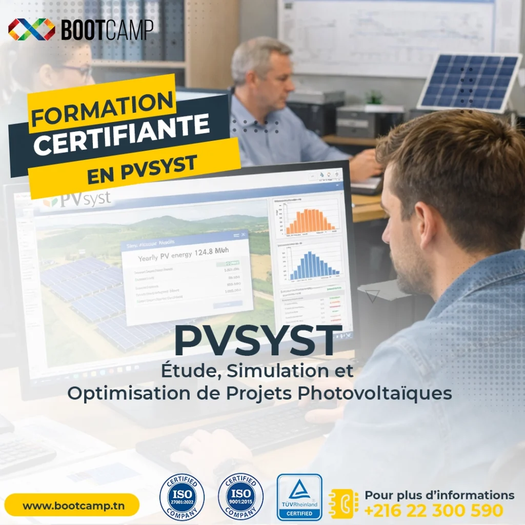 Formation PVsyst : Étude, Simulation et Optimisation de Projets Photovoltaïques