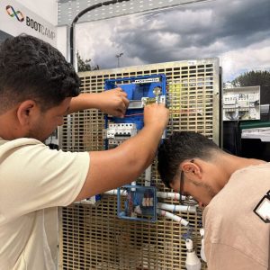 Formation électricité : câblage sur panneau d'atelier